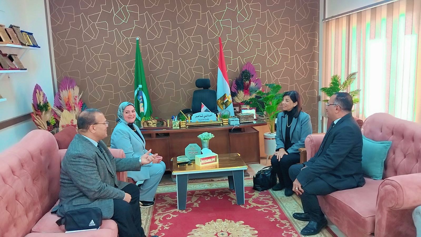 زيارات السفيرة في المنيا